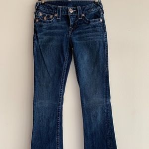 True Religion Flap Pocket "Becky Bootcut" Jeans 25